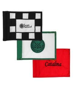 Custom Embroidered Practice Green Flags